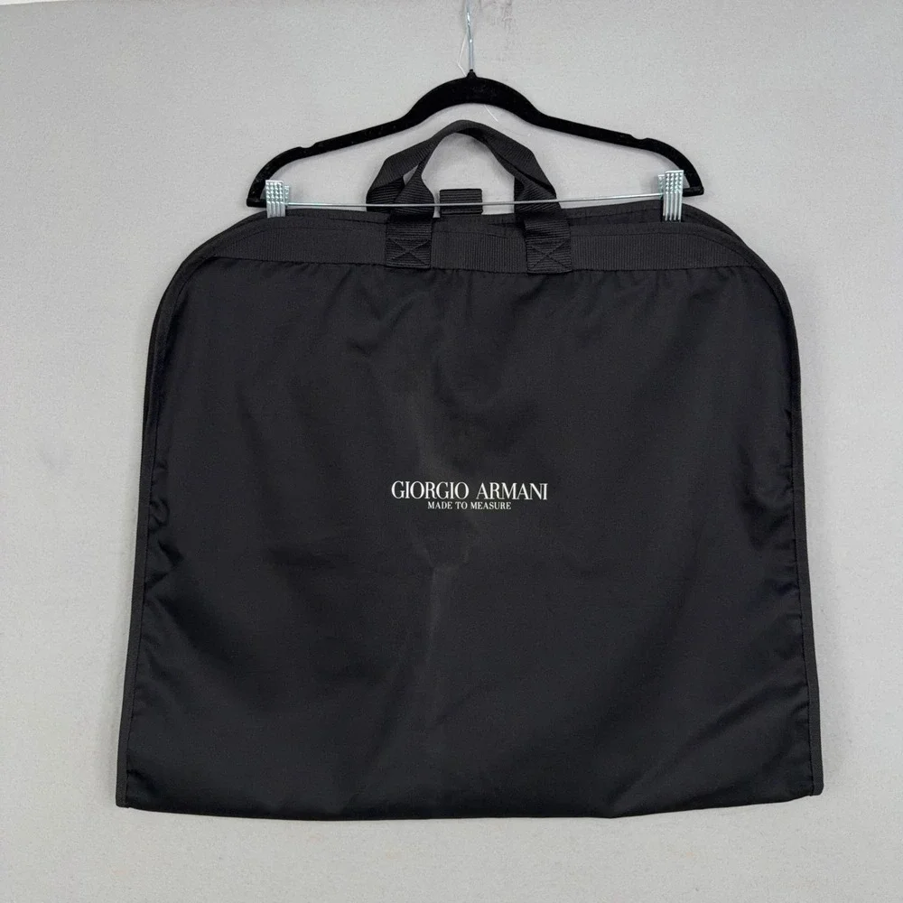 Giorgio Armani Garment Bag Mens OS Black Giorgio Armani Made To Measure Luxury